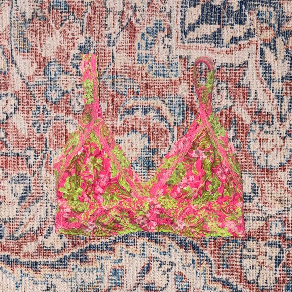 Hanky Panky Other - Hanky Panky x Lilly Pulitzer Lace Bralette SZ S EUC